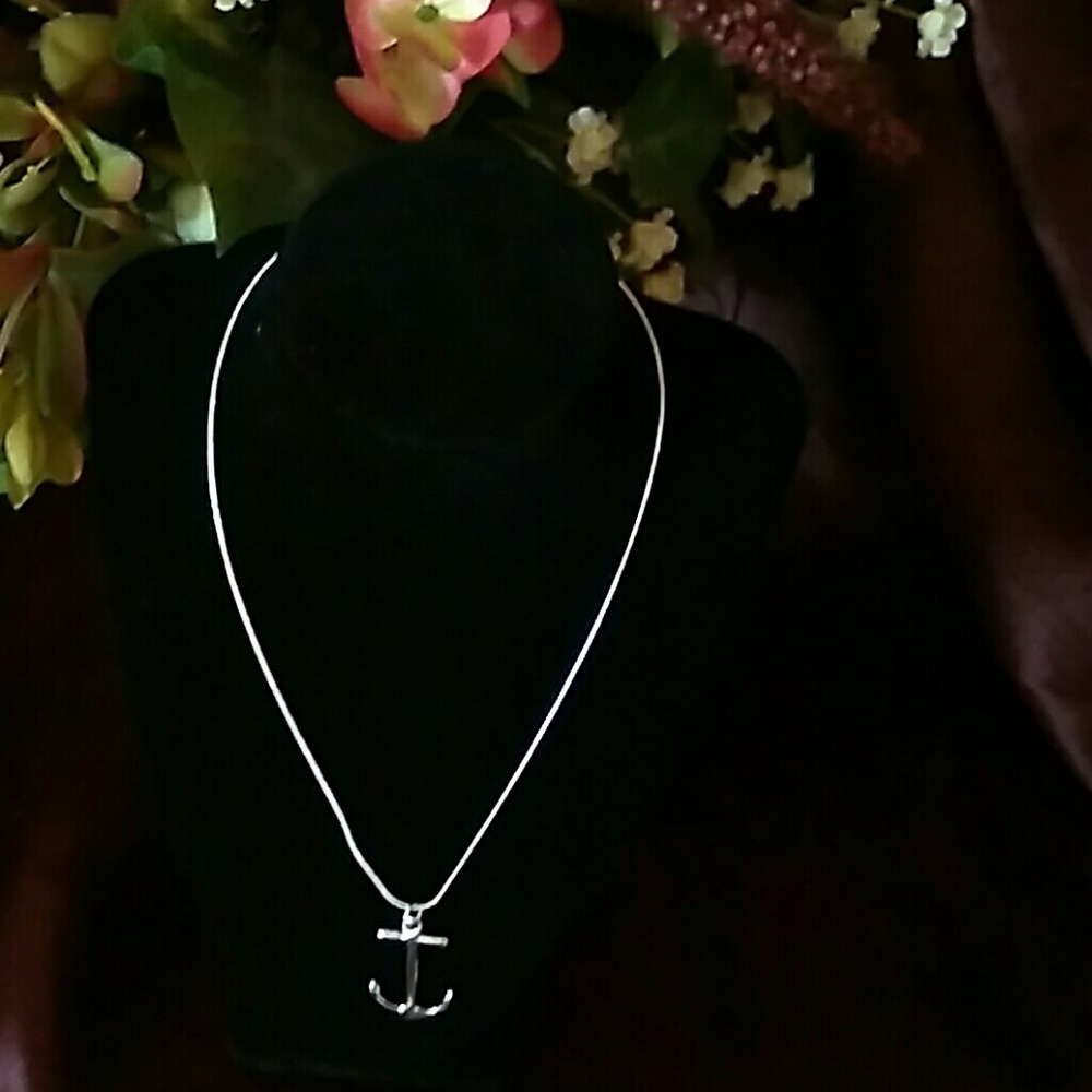 925 anchor necklace